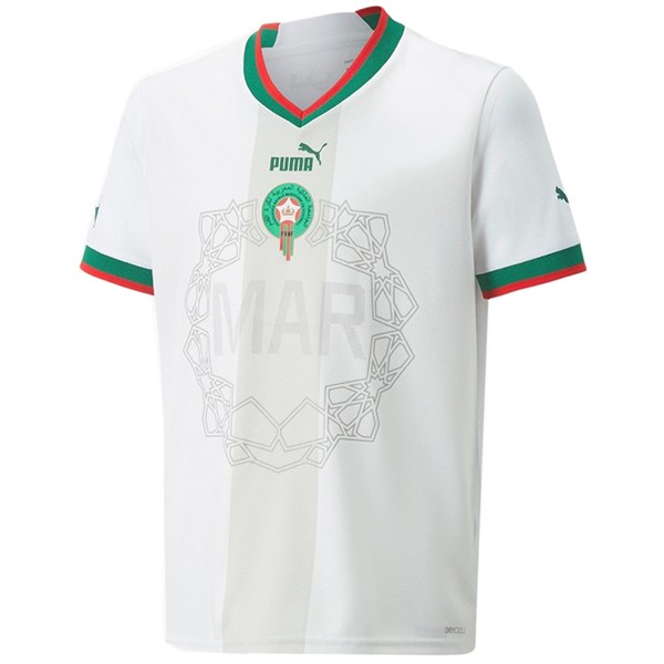 Morocco away jersey soccer uniform men's second sportswear football top shirt 2022